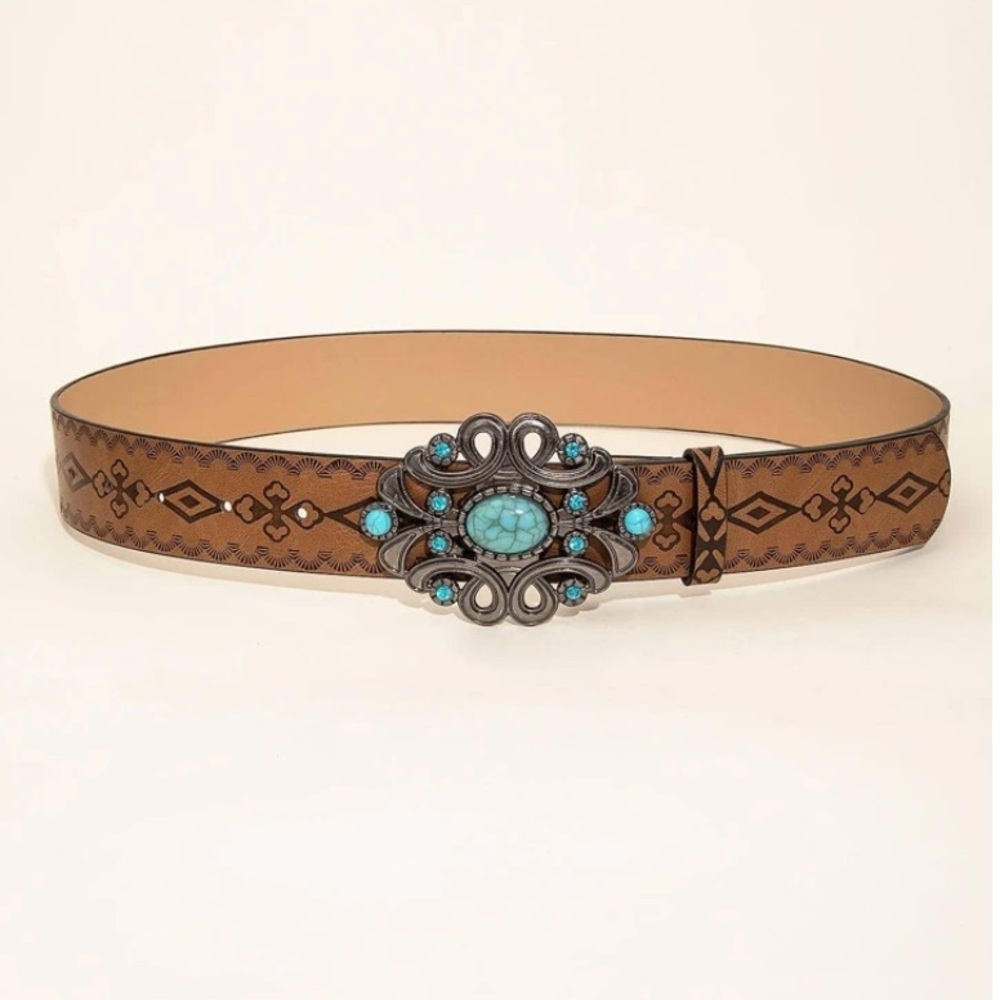 Turquoise Western Style Belt
